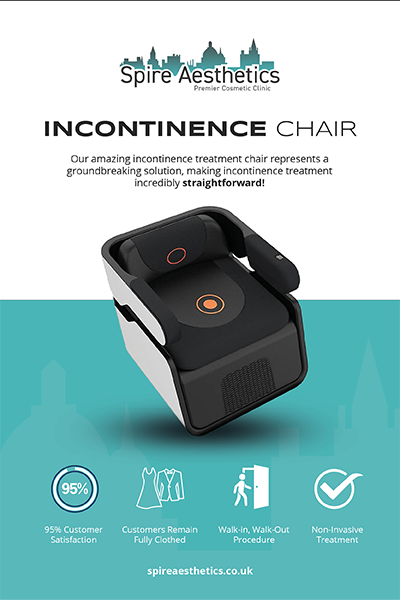 An image of Pelvic Floor Chair Therapy Gorgie and the benefits.